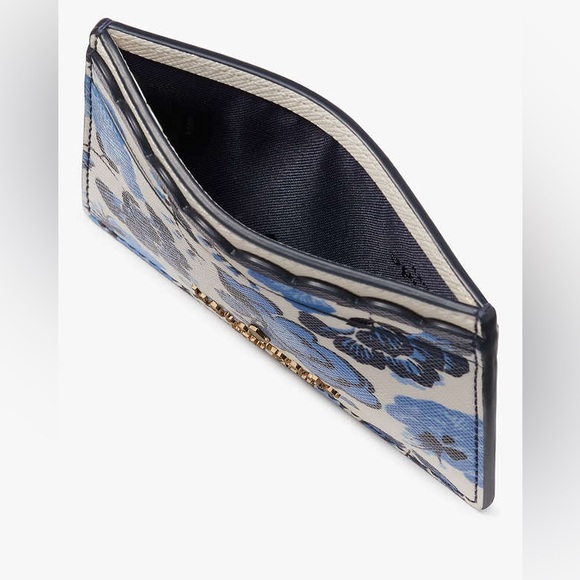 Kate Spade Madison Vase Floral Small Slim Card Holder - Picture 3 of 5